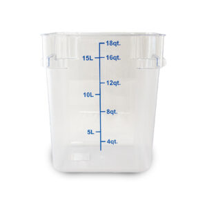 Recipiente Cuadrado de Policarbonato 18 qt