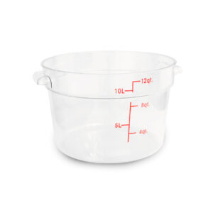 Recipiente Redondo de Policarbonato 12 qt