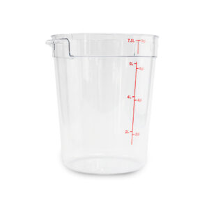 Recipiente Redondo de Policarbonato 8 qt
